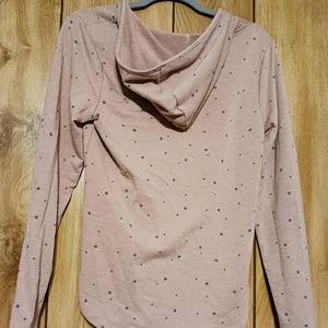 Bobeau Pink Hoodie w/Stars